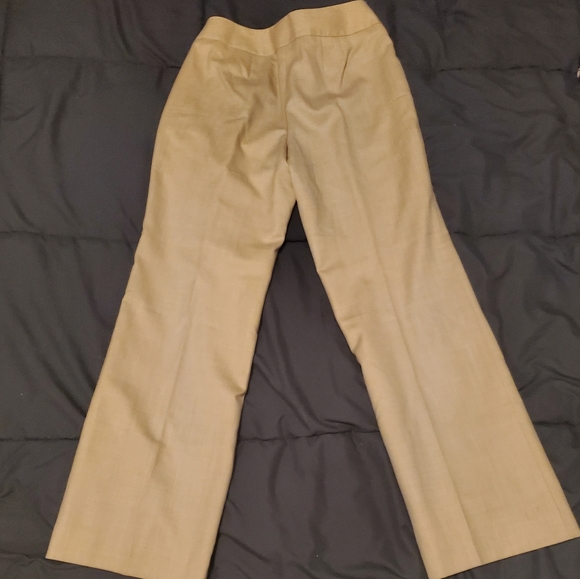 Ann Taylor Loft Petite Khaki dress trousers - Picture 3 of 4